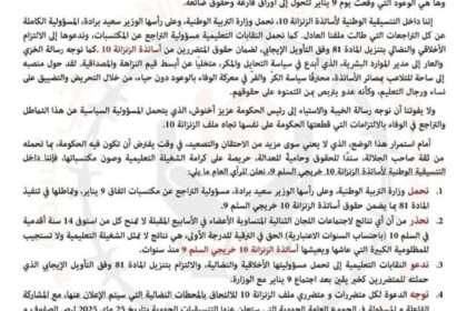 الزنزانة 10 تُطلق صفارة الإنذار: لا كرامة بدون ترقية فورية